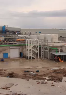 time lapse sisecam balikesir elyaf fabrikasi